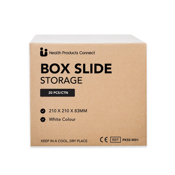 Box Slide Storage - White