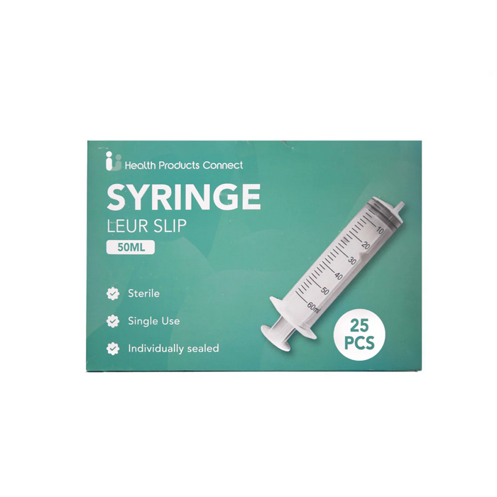 Syringe 50mL Leur Slip